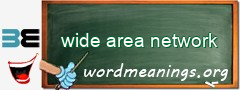 WordMeaning blackboard for wide area network